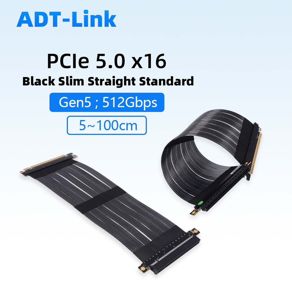 Pcie 5.0 Gpu Riser Cable - ADT-Link PCIe 5.0 X16 グラフィックスカード GPU