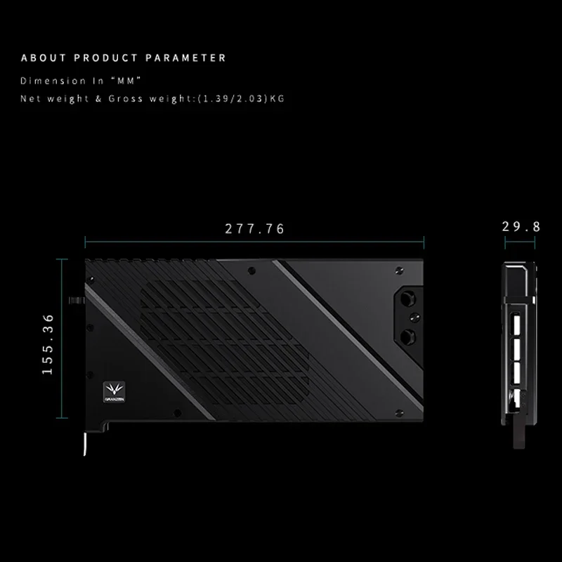 Granzon GPU ウォーターブロック MSI GeFo - Rtx 4090 Water Block のレビューと価格